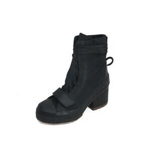 converse gr82 boots heeled shoes black womns sz 6.5 NO LACES